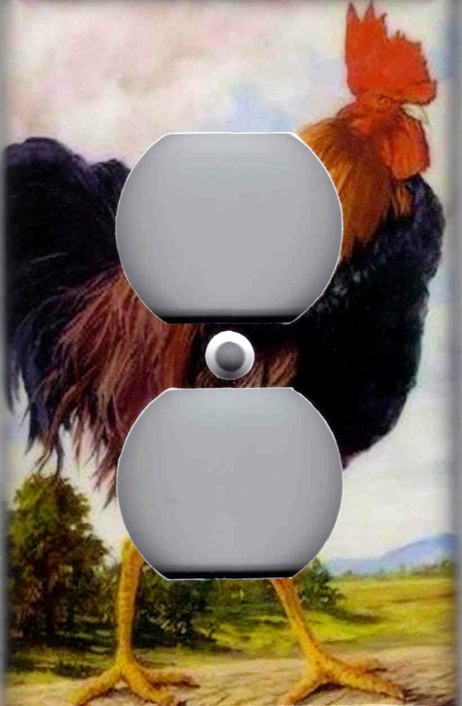ROOSTER KITCHEN HOME DECOR LIGHT SWITCH PLATES AND OUTLETS