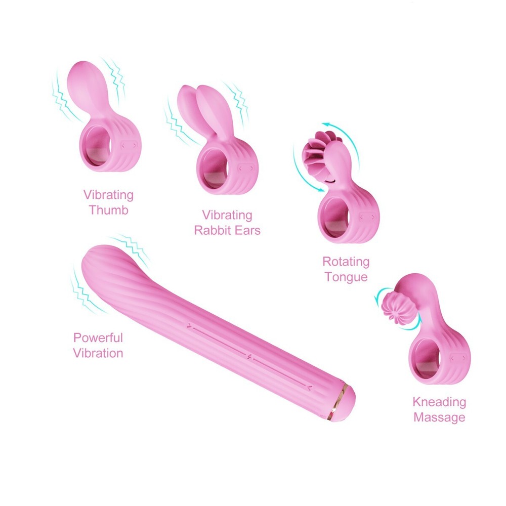 Freedom Novelties Magic Stick S1 Plus Multi Functioning Vibe Pink, New