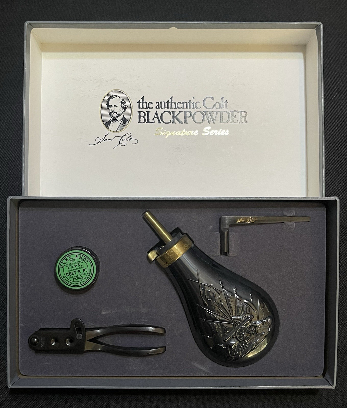 Vintage Colt Blackpowder Signature Series Reloading Accessory Kit Pristine