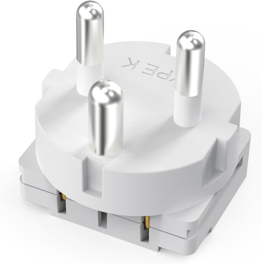 Swappable Type K Plug Adapter - For EPICKA Model X232 for Denmark, Greenland