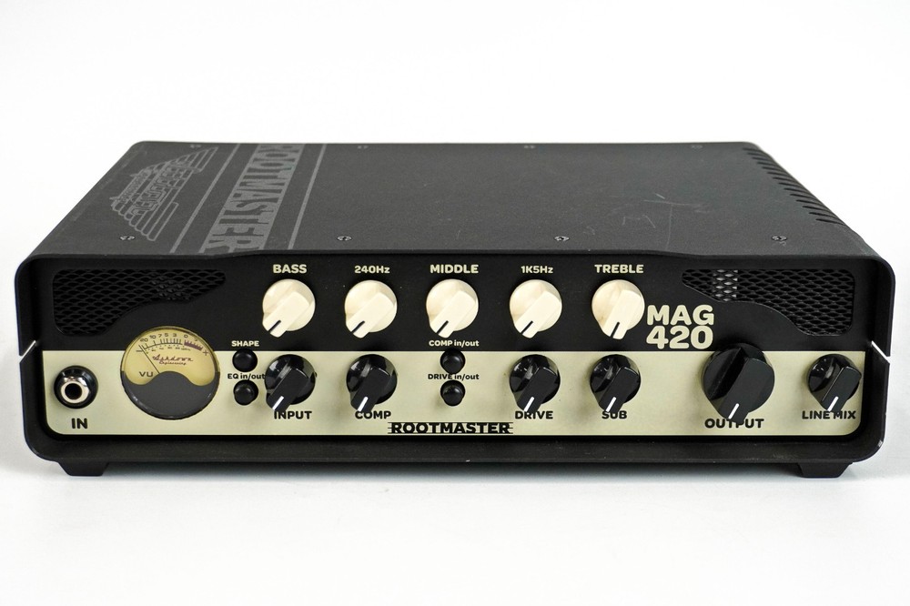 Ashdown Rootmaster MAG 420 Compact Bass Amp Head -E
