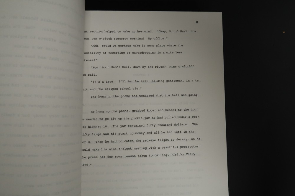 King Con Original Book Script Stephen J. Cannell Studios Collection 1996 Novel
