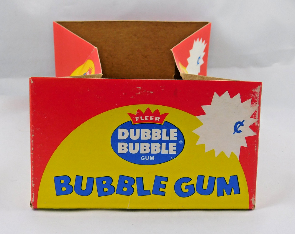 FLEER DUBBLE BUBBLE GUM DISPLAY STORE PACKAGE