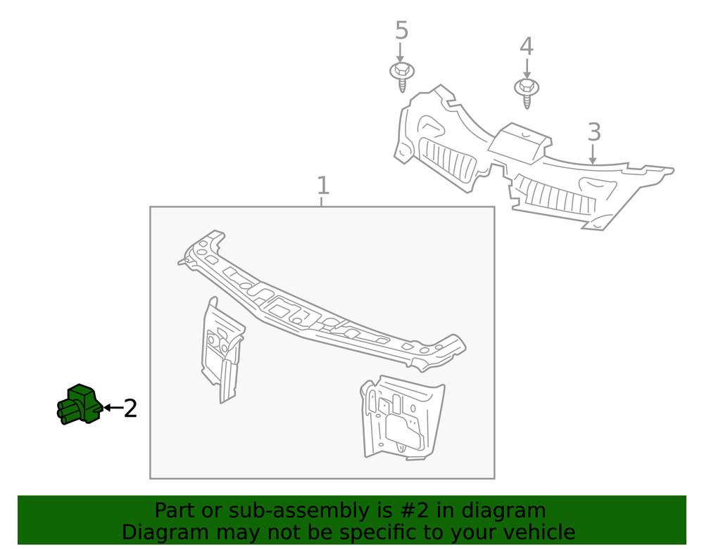 Genuine GM Ambient Air Temperature Sensor 15936931