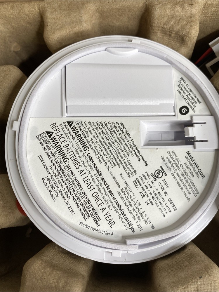 Kidde 20SA10 Hardwired Smoke Detector, 10-Year Battery, Interconnectable