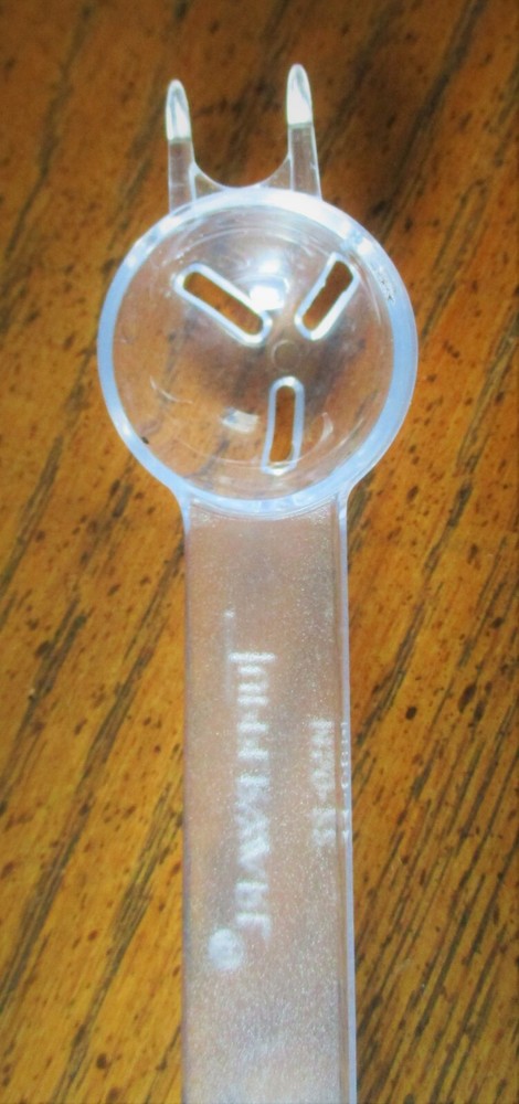 Tupperware Olive Spork #1450 Clear