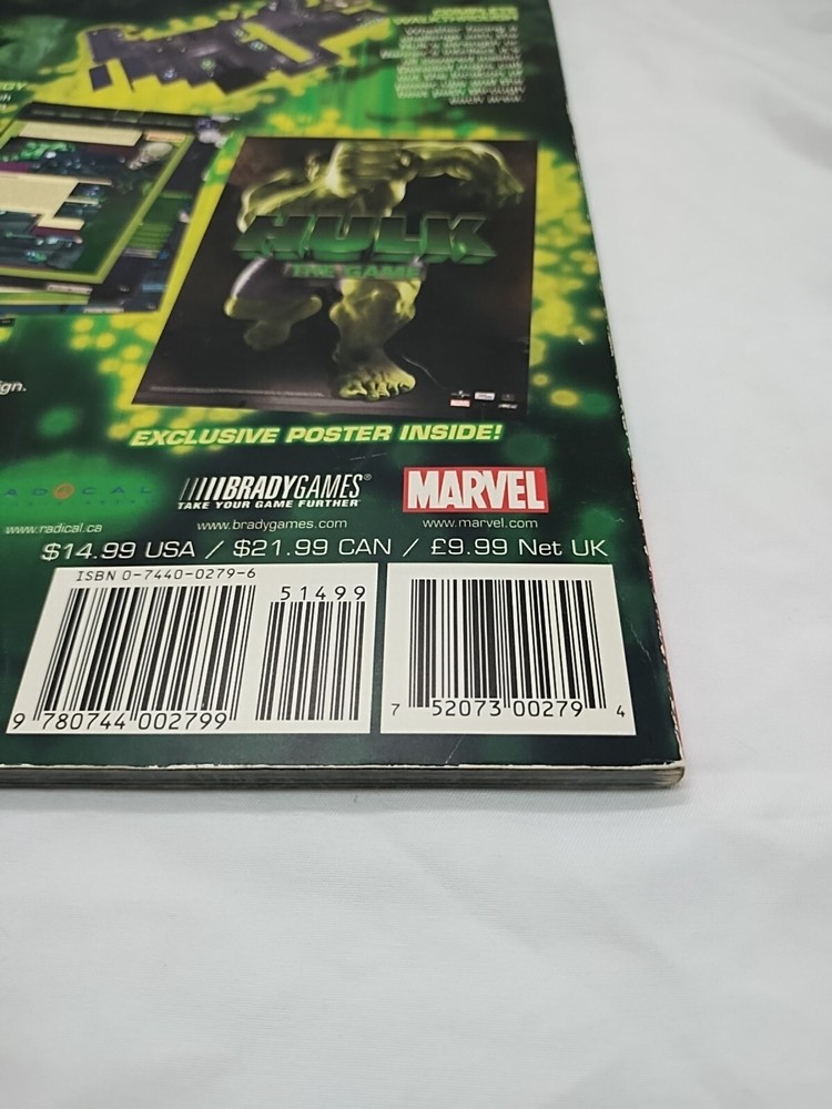 *No Insert* Hulk Official Strategy Guide Book