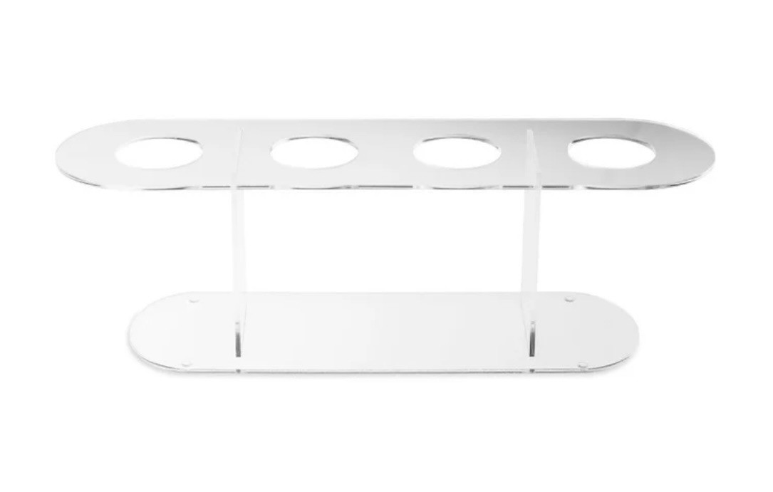 NEW Acrylic 4 Cone Ice Cream Cone Holder Tray Display Stand Rack Wedding Party
