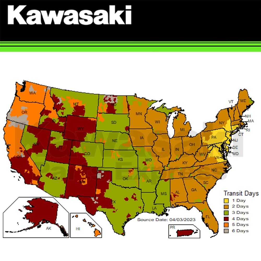 NEW 1996 - 2024 GENUINE KAWASAKI VULCAN MANY MODELS SIDE STAND SPRING 92145-0687