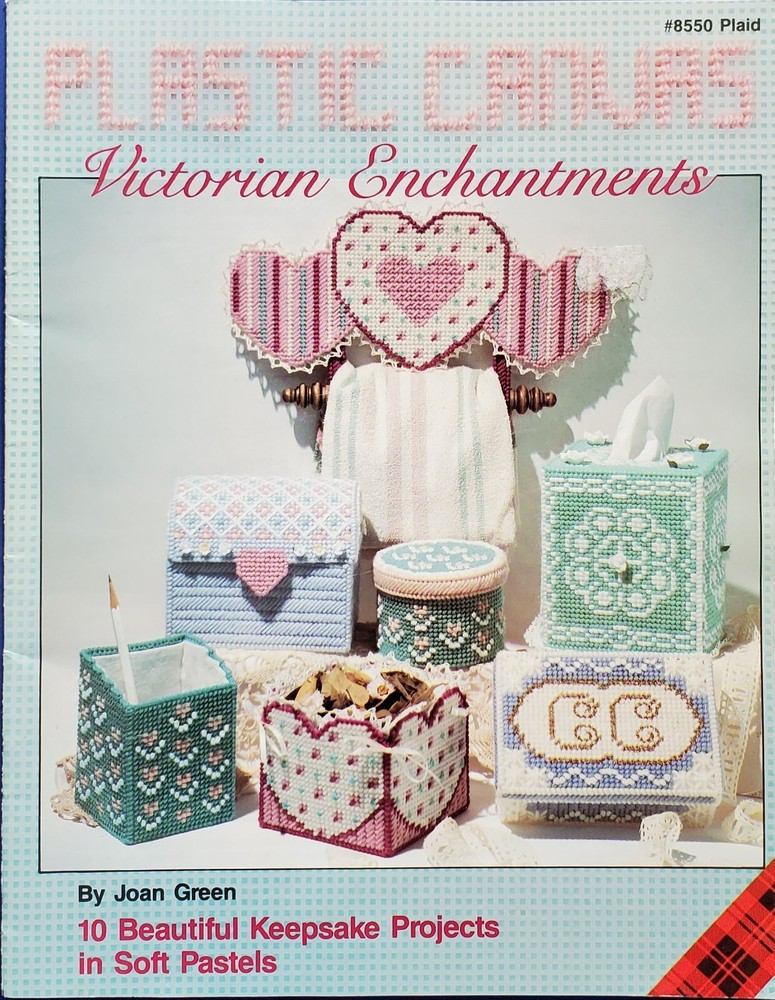 Victorian Enchantments Keepsakes Sampler Plastic Canvas Patterns By Plaid