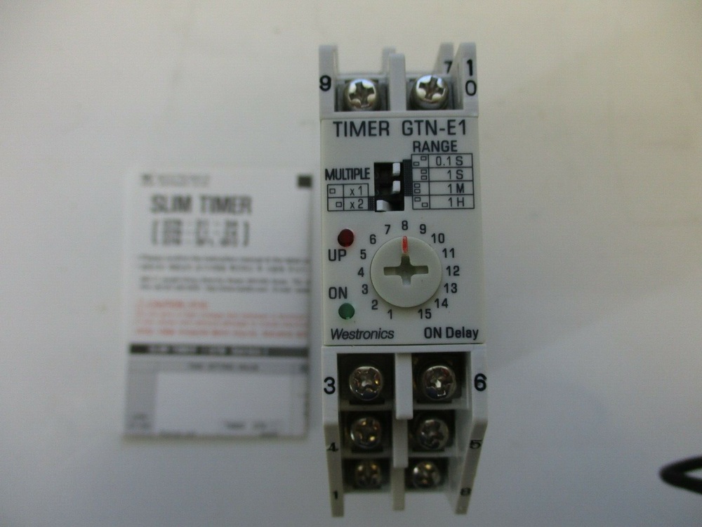 WESTRONICS ELECTRONIC MICOM TIMER SLIM TYPE GTN-E1 DC120V