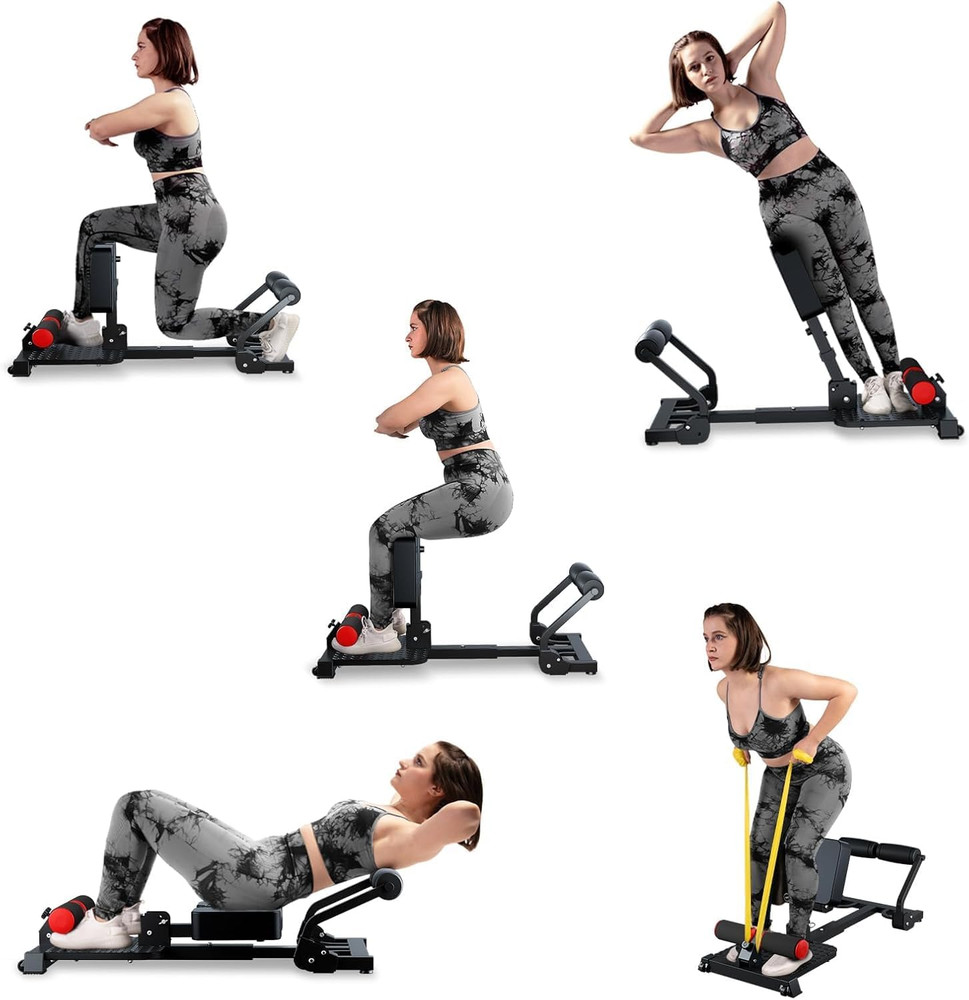 Squat Machine, Sissy Squat Machine Home for Deep Sissy Squats, Ab Workout Equipm