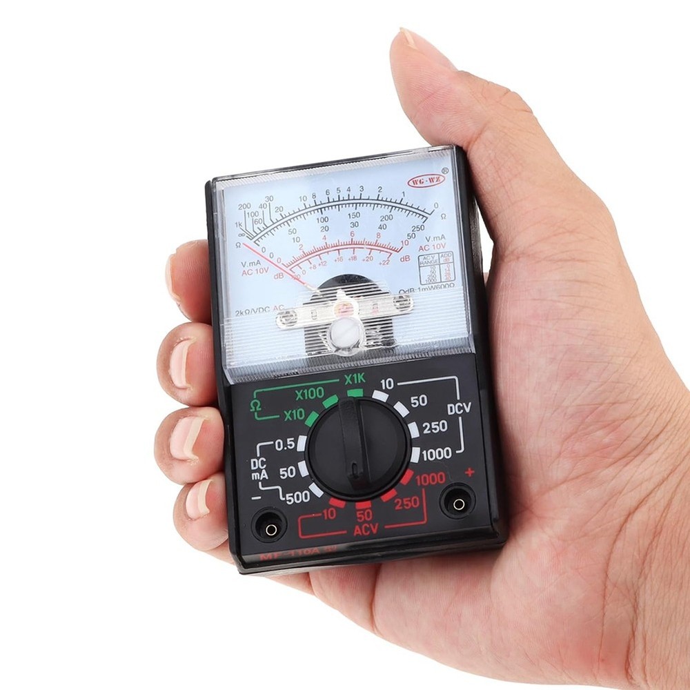 Multimeter, Volt 1000V Voltmeter Amps Volt Ohm Voltage Tester Mes5411