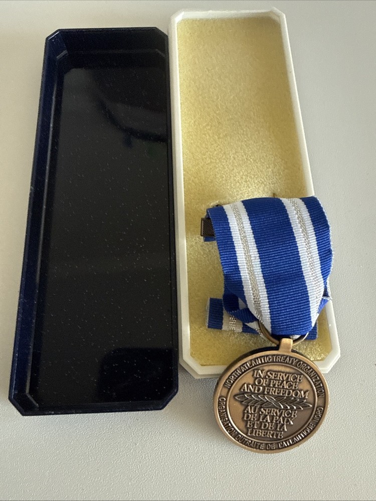 NATO Non Article 5 ISAF Boxed Medal