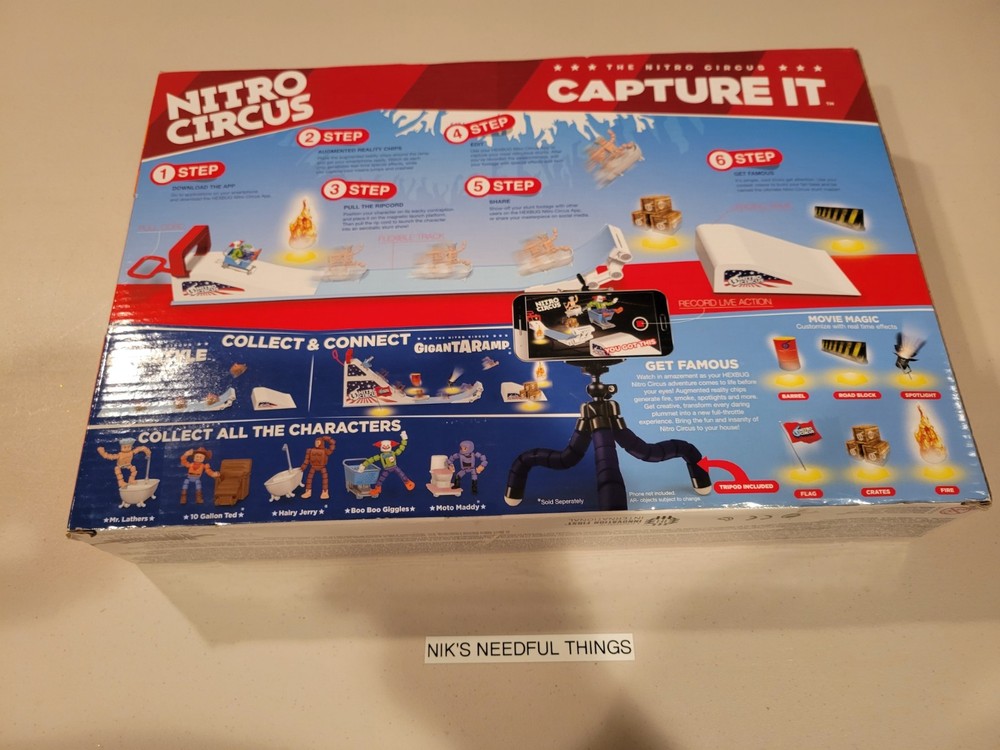 Hexbug: Nitro Circus Capture It Stunt Toy Augmented Reality Character Set (NISB)