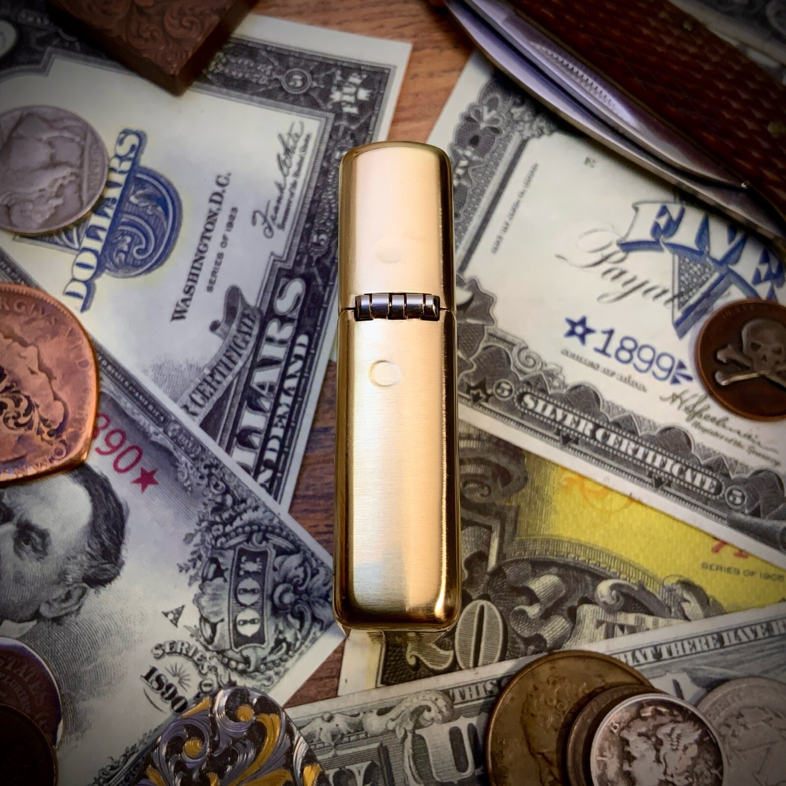 Zippo “Joe Camel” Engraved Brass Armor Cigarette Lighter - Limited Edition of 50