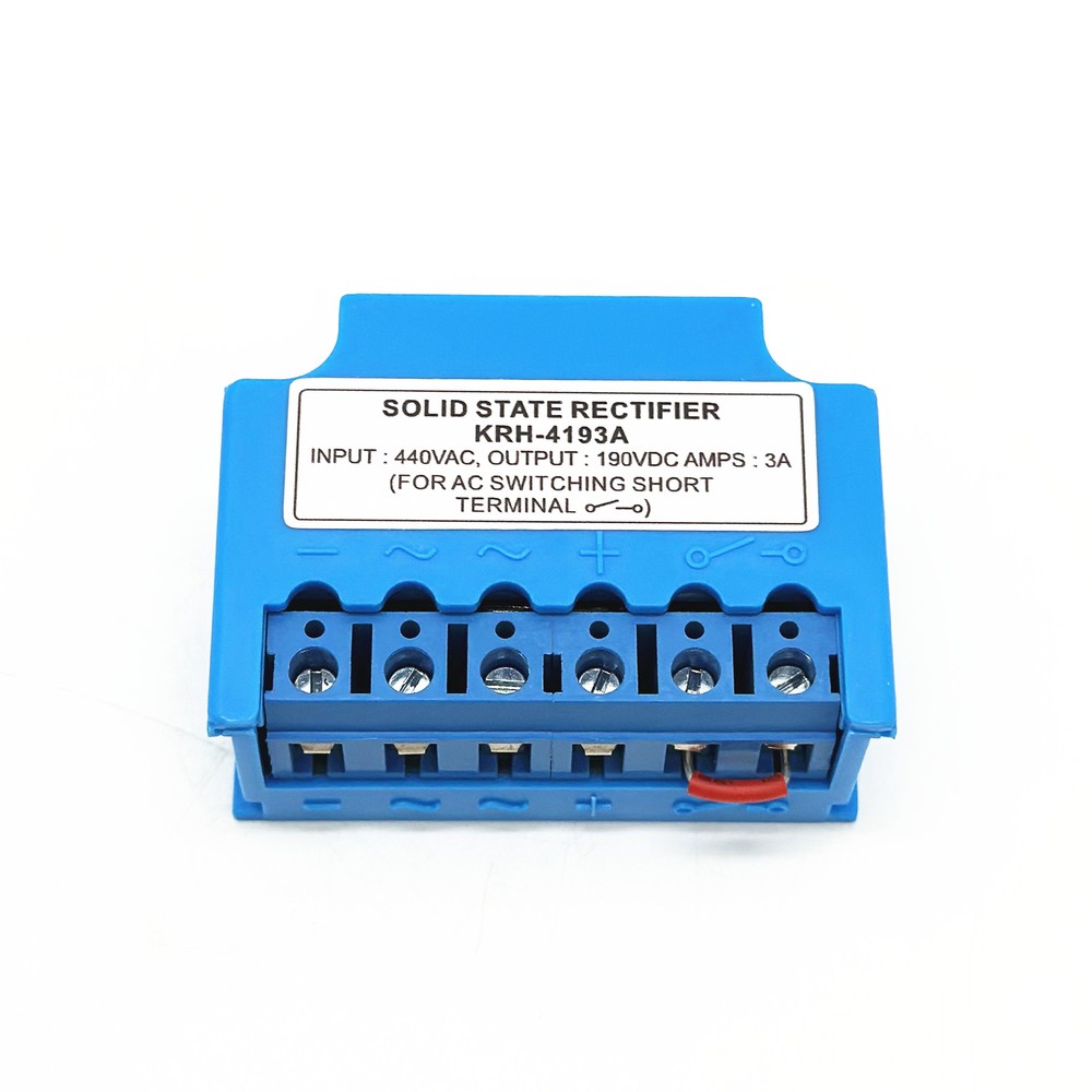 KRH-4193A 440VAC 190VDC 3A SOLID STATE RECTIFIER