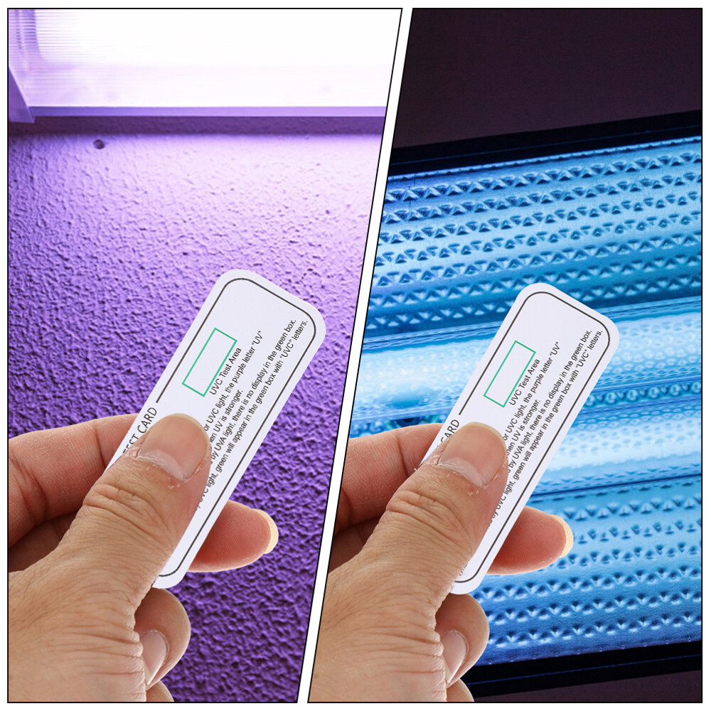 UVC-UVA Testing Cards Light Identifying Tools UVA Testing Strips Indicator Cards