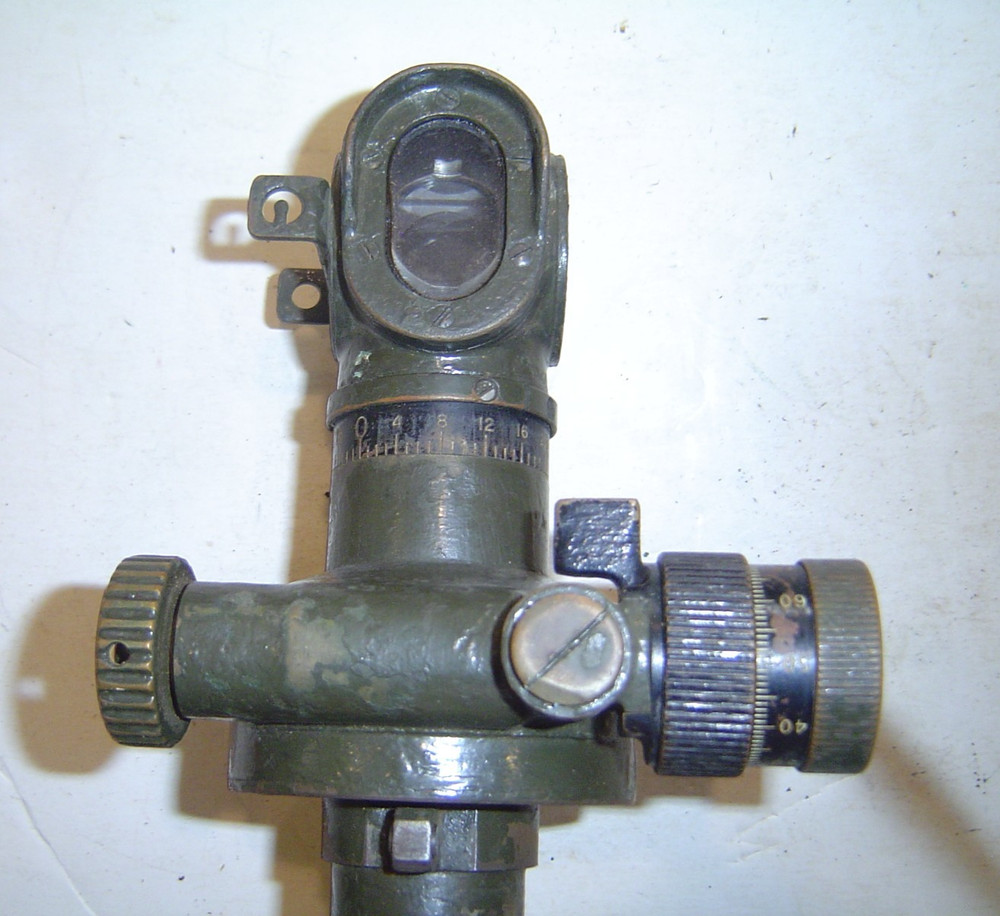 Telescope WWII U.S. Artillery Panoramic M12 A2 Scope M12A2