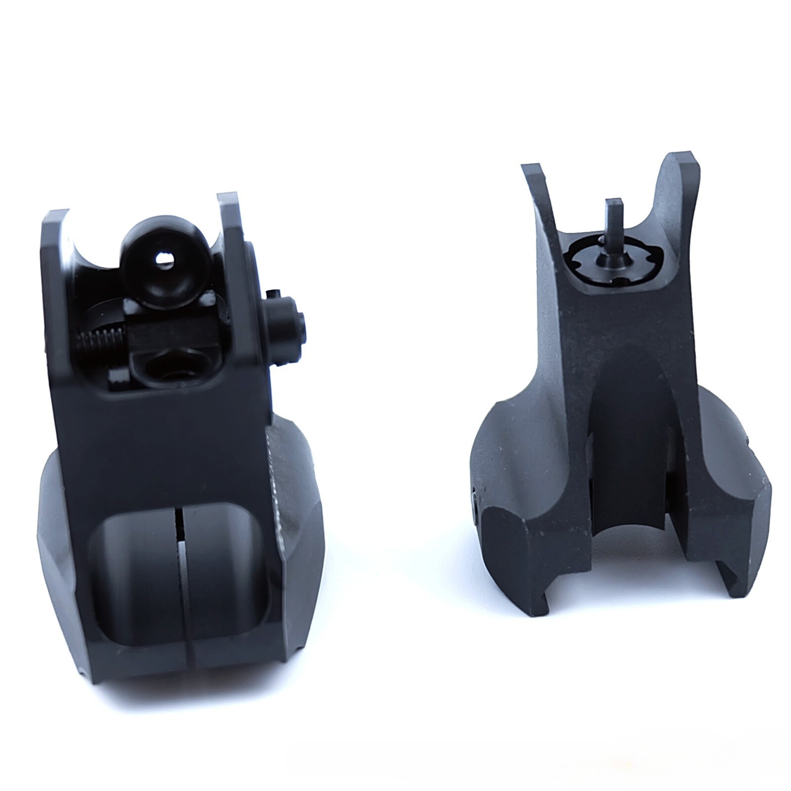 1 Pair D &D Flip-up Low Profile Metal Sight Folding Iron Sights Front / Rear Set