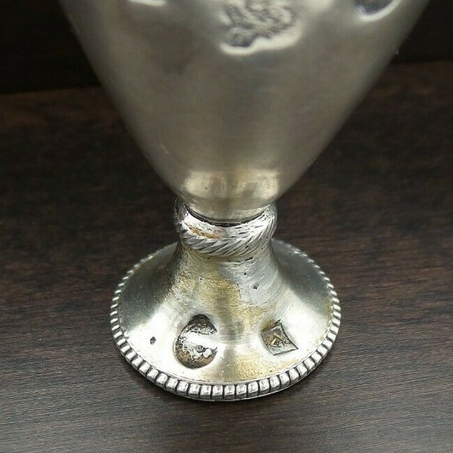 Beautiful Antique Pre-1916 Egyptian Hand Made 800 Silver Cup / Chalice