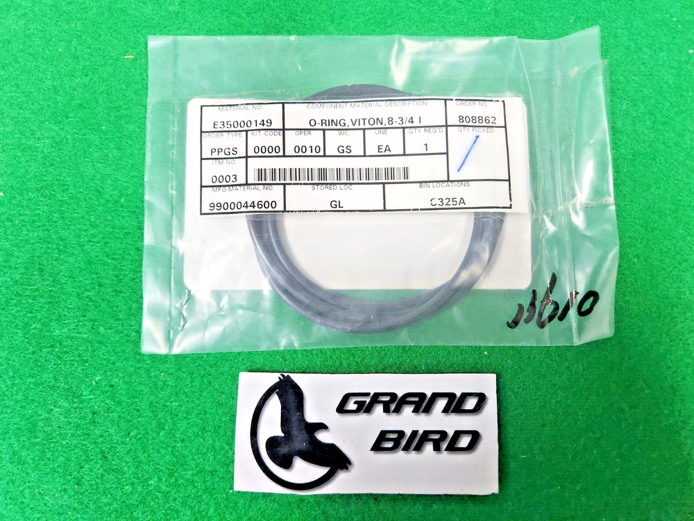 VARIAN E35000149 O-RING BUNA, 8-3/4 ID, NEW