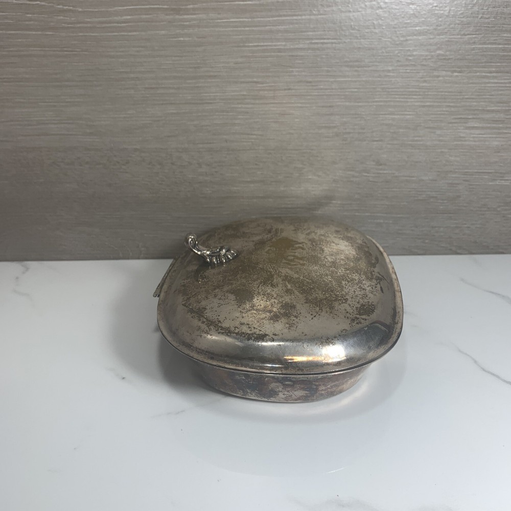 Vintage Silverplate Silent Butler Crumb Catcher *Missing Handle*