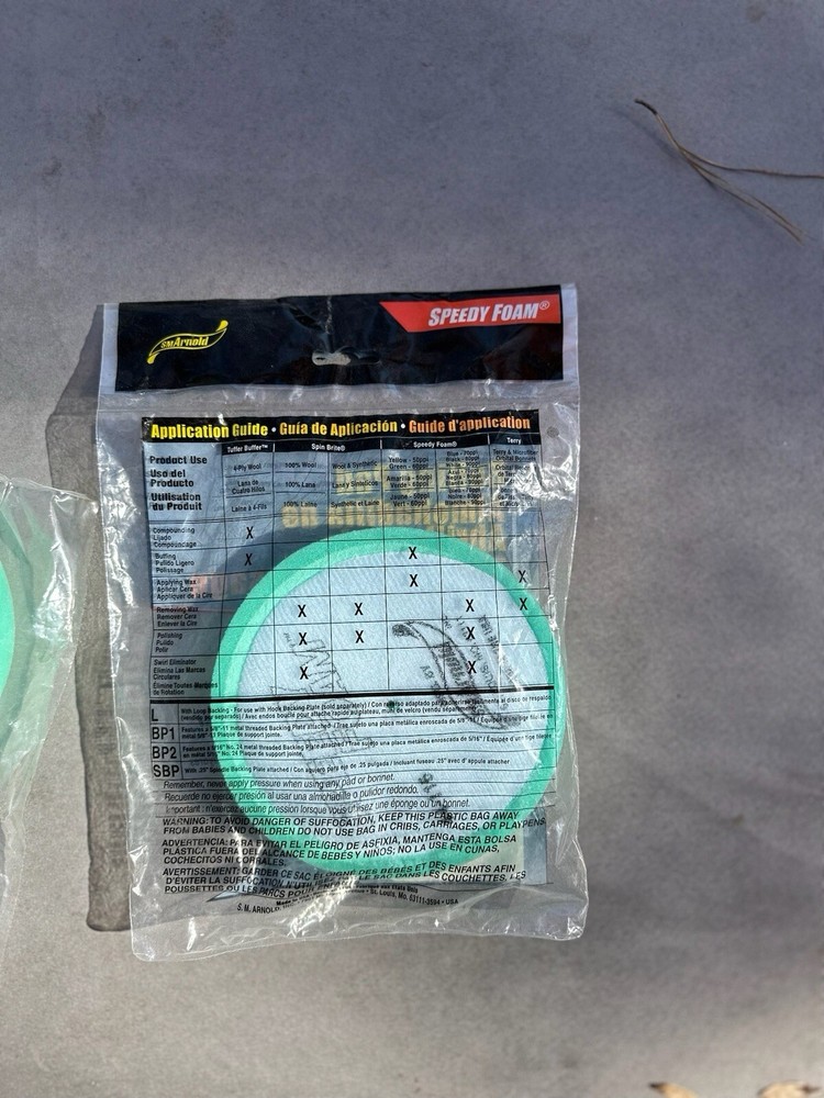 6” Speed Foam Hook And Loop Pad For Oxidation And Scratches