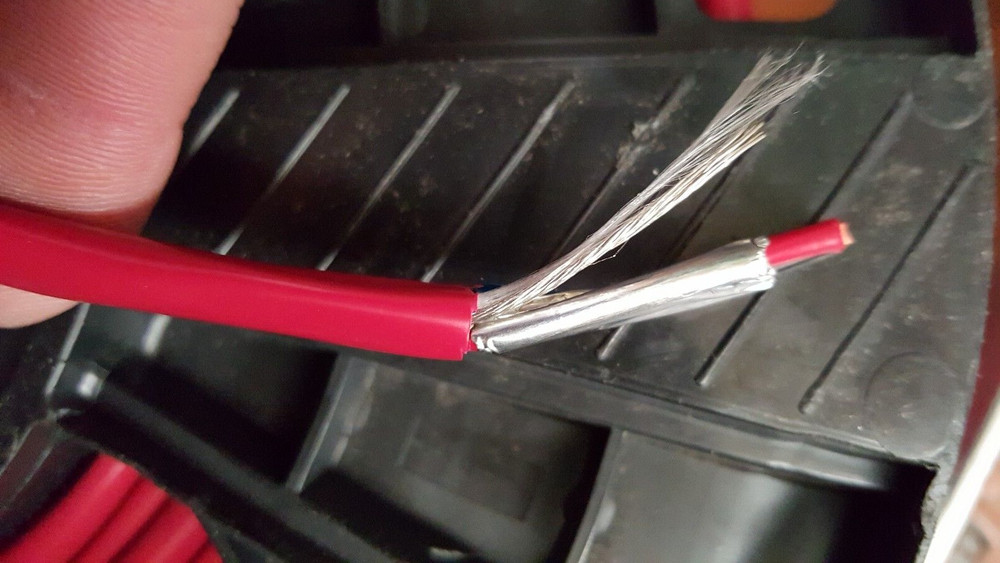 Carol E2542S 12/2C Solid Shielded Riser Red Alarm Cable Wire FPLR/CL3R /50ft