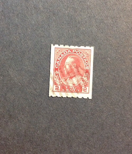 Canada 1913 VF Used 2c Coil Perf 8 Horizontally Catalogs $60