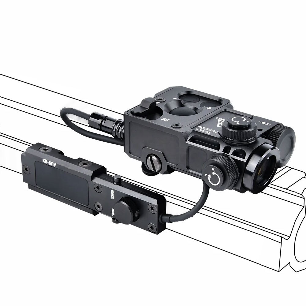 Metal Pointer PERST-4 IR Infrared/Green Laser Dot Sight with KV-D2 Switch Reset