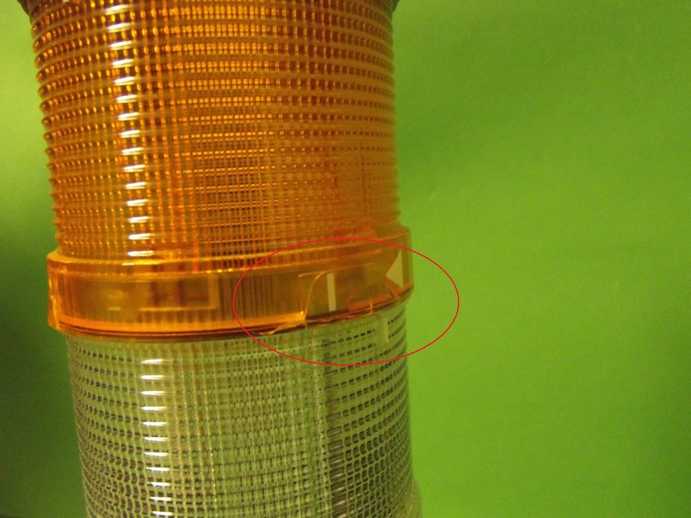 Siemens 8WD4408-0AD stack light + Cable + Connector