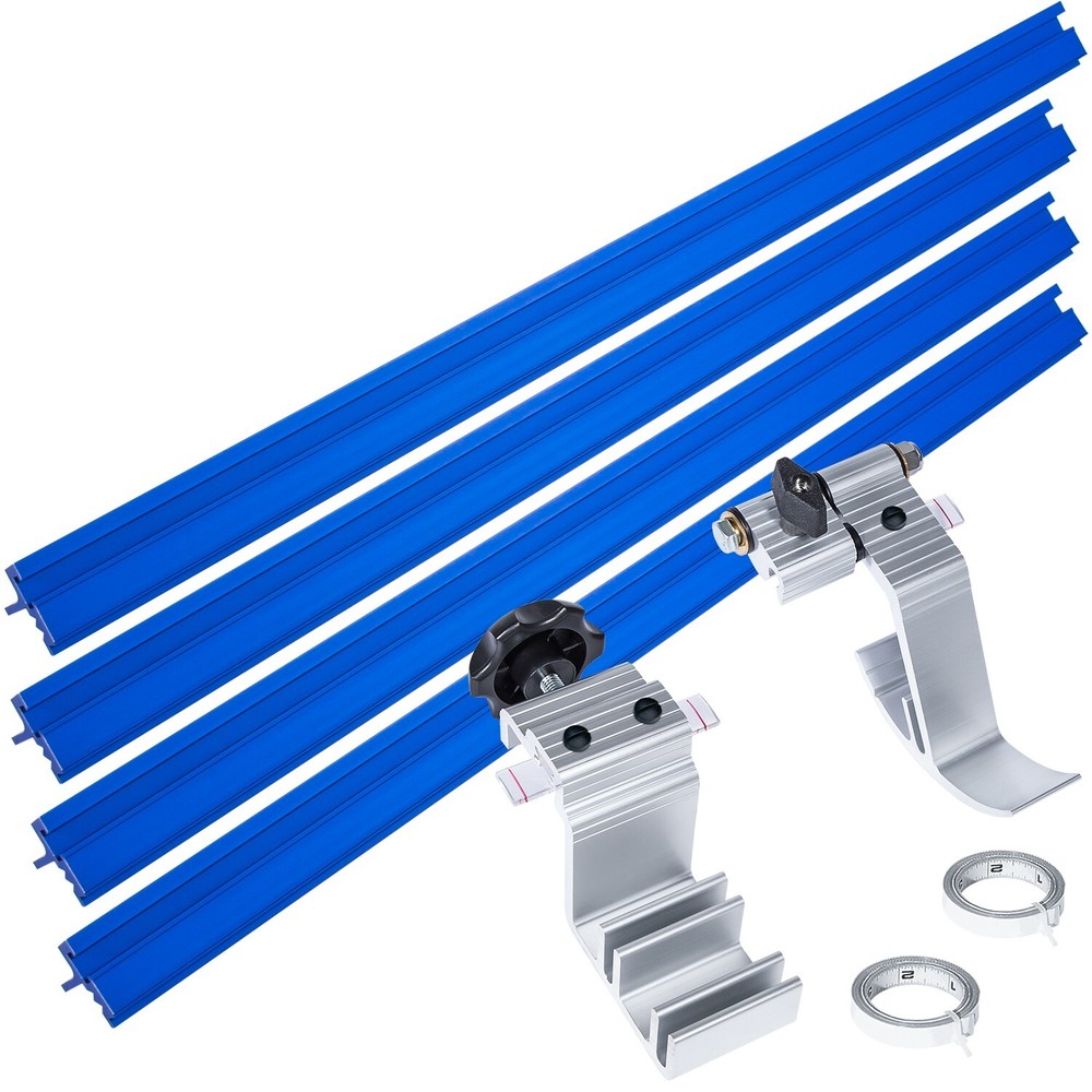 KMS8000 Precision Trak & Stops Kit Miter Saw Woodworking Guide Measuring System