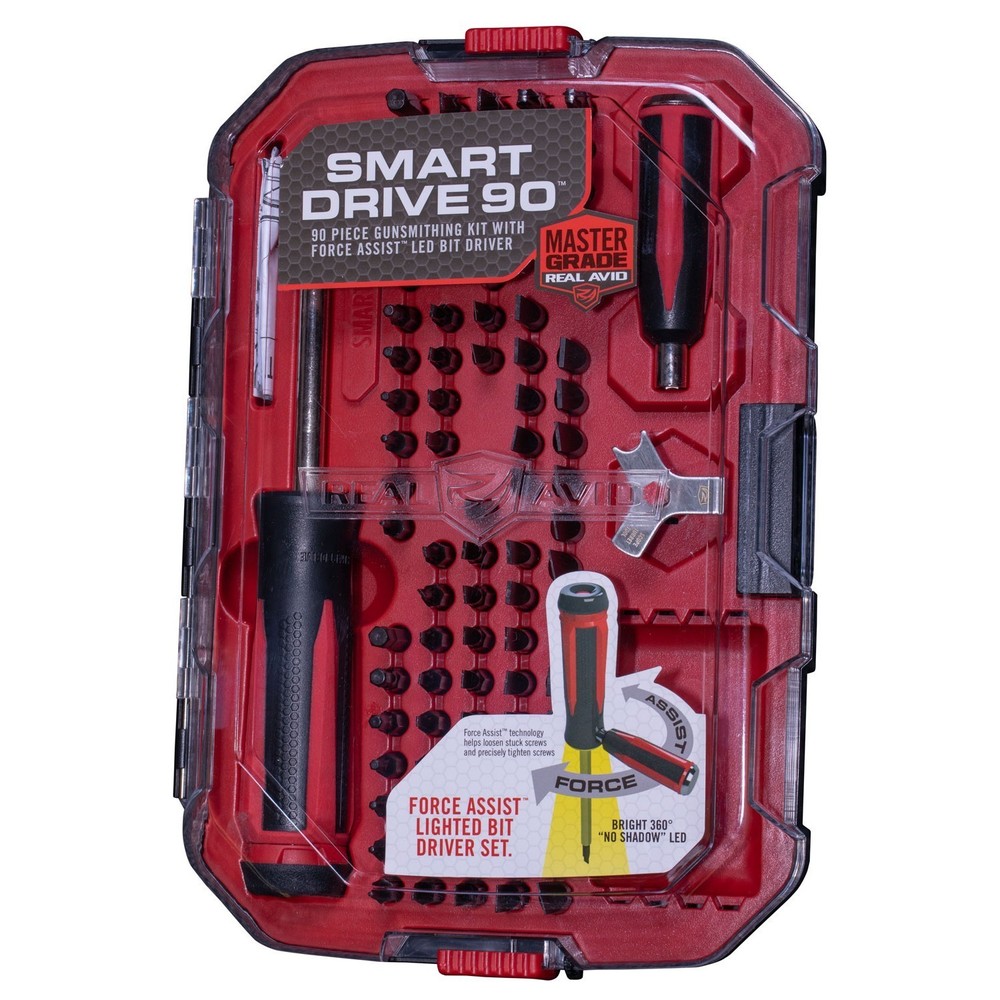 Real Avid Smart Drive 90-Piece Gunsmithing Driver Set #AVSD90