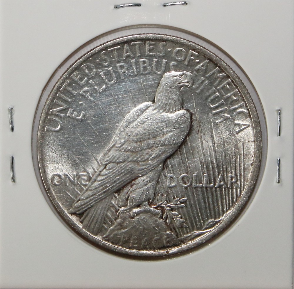 1922 US Peace Silver Dollar $1 Unc Uncirculated Details