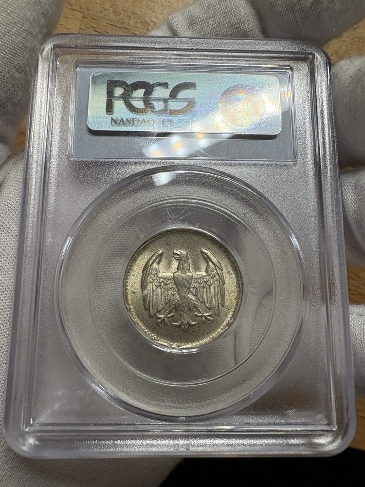 1924-D Germany 1 Mark PCGS MS64