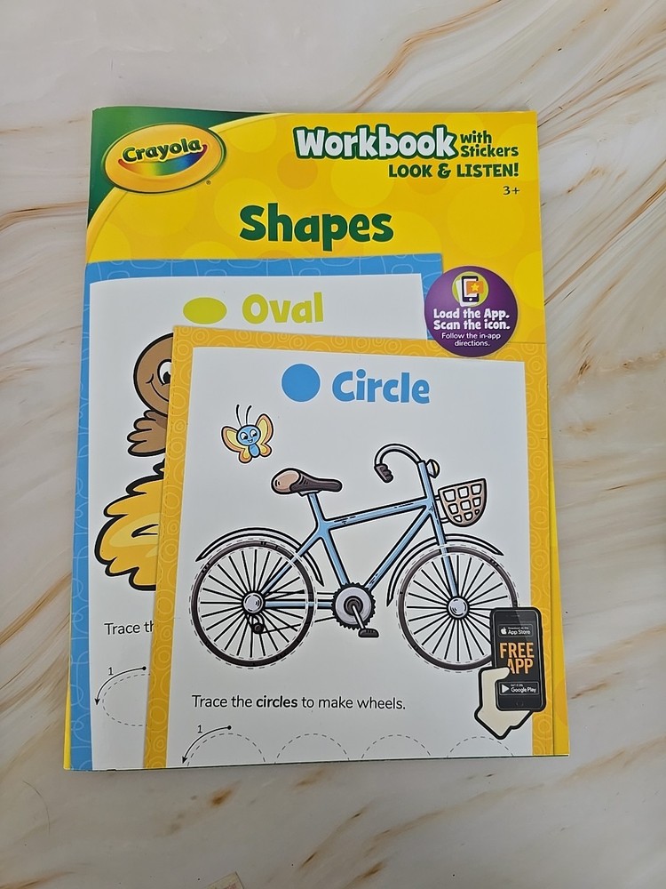 Crayola Workbook With STICKERS Set Of 2