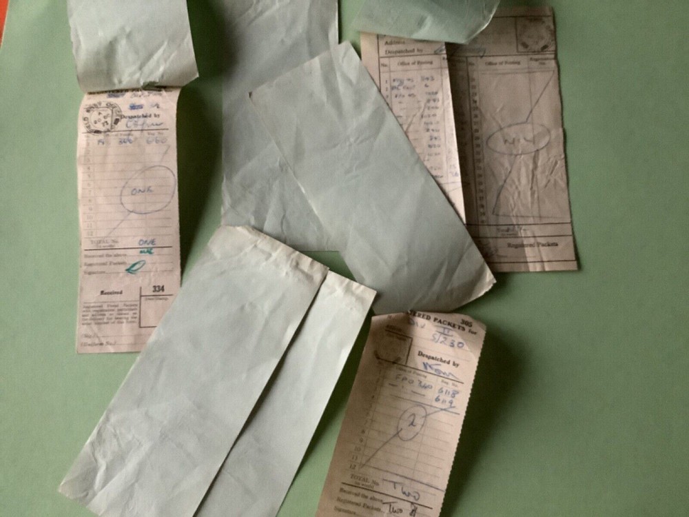 British Forces Postal service Bill 6 items Ref A1693