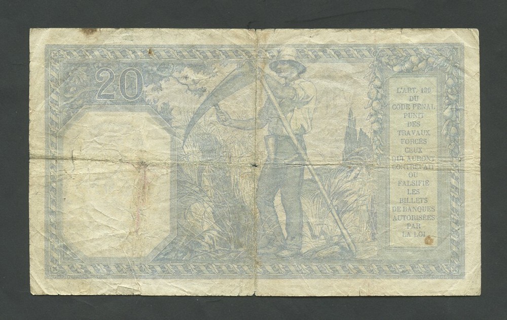 FRANCE 20 francs note 1918 Krause 74 Banknotes