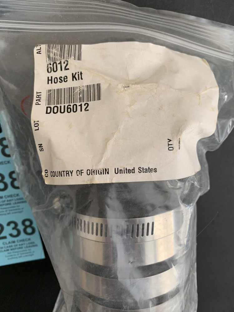 DOUGLAS MACHINE HOSE KIT Part No. 6012