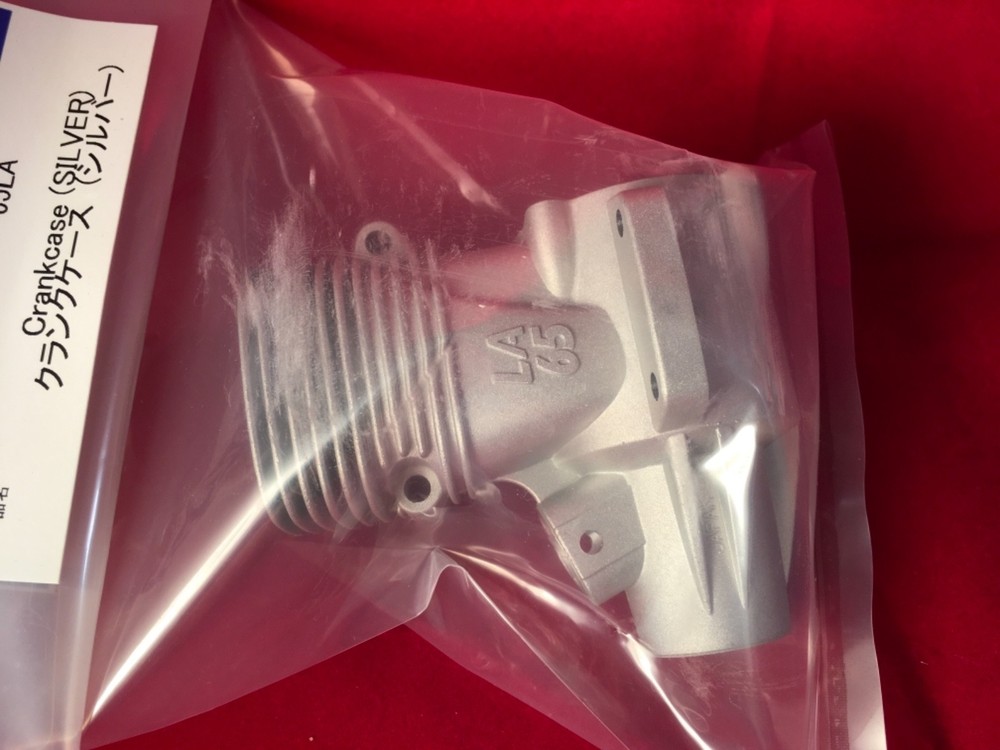OS LA -65 SILVER CRANKCASE NIP