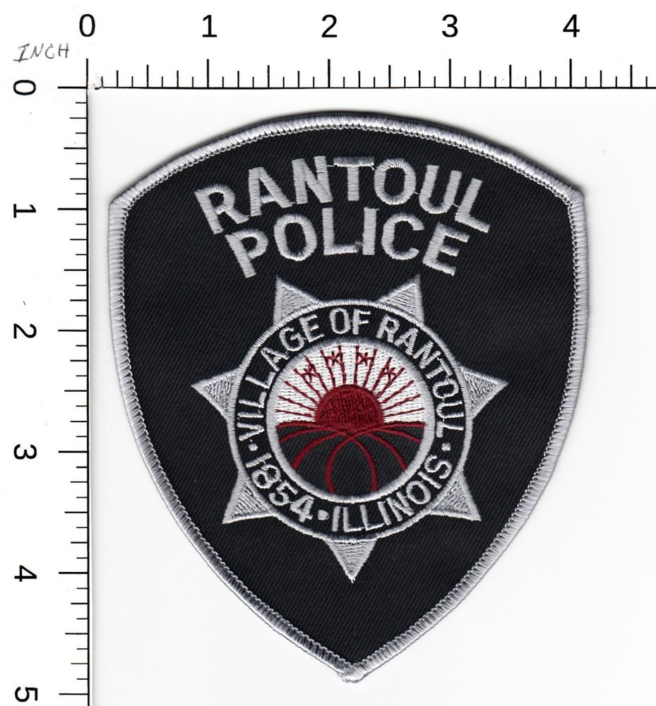 RANTOUL ILLINOIS POLICE COLLECTIBLE PATCH