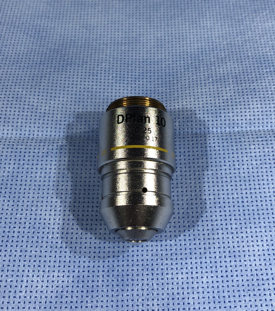 OLYMPUS DPLAN 10 0.25 160/0.17 MICROSCOPE OBJECTIVE LENS