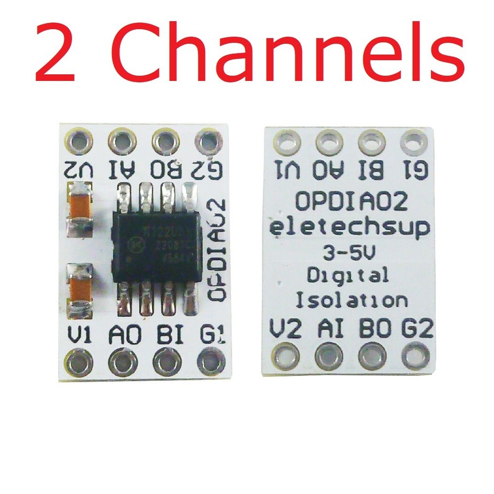 2-8CH DC 3.3V 5V Digital Isolation Communication Module TTL LvTTL Level Converte