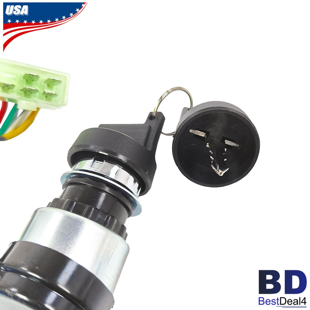For 50cc 70cc 90cc 110cc 125cc 150cc 5Wire 5Pins Ignition Key Switch Replacement