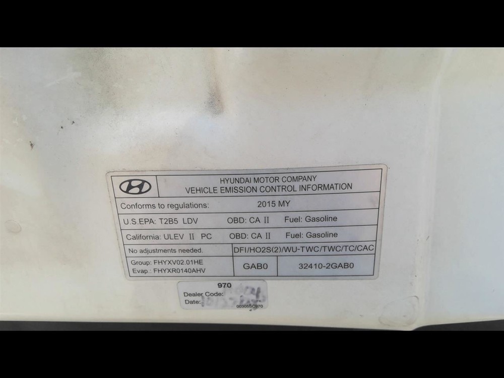 2015 - 2017 HYUNDAI SONATA Engine ECM Electronic Control Module 2.0L VIN B Turbo