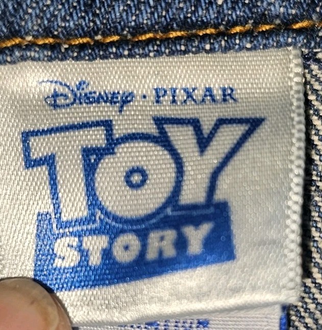 Vintage Disney Store Toy Story Jean Jacket 3t! Woody!
