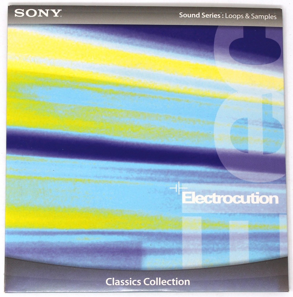 Sony Sound Series Electrocution Loops Sample/Sound Library/Sampling CD