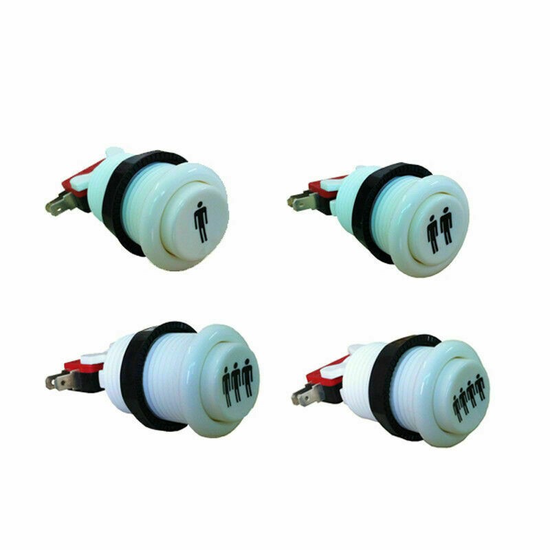 1P 2P 3P 4P 4 Player Arcade HAPP Style Start Button Start Push Button For MAME