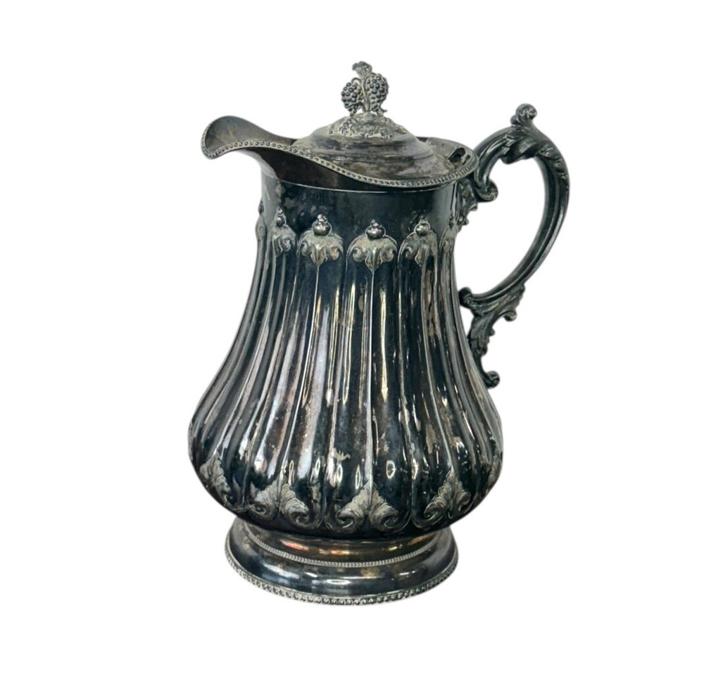 Antique victorian  Silver Rogers smith & co 1858  ornate